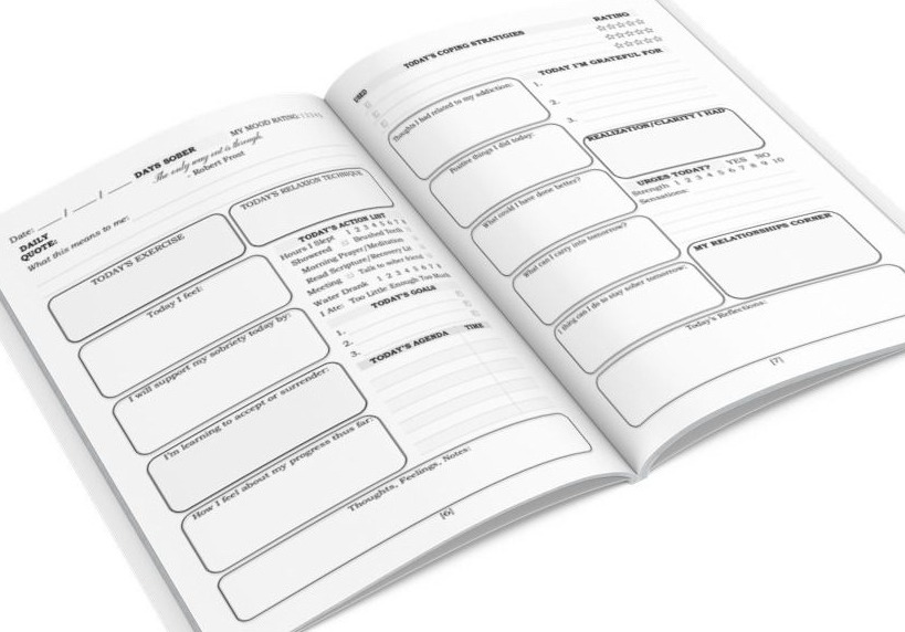 90-DAY SOBRIETY JOURNAL & Tracker For The Bold & Brave for recovering alcoholics and other addicts