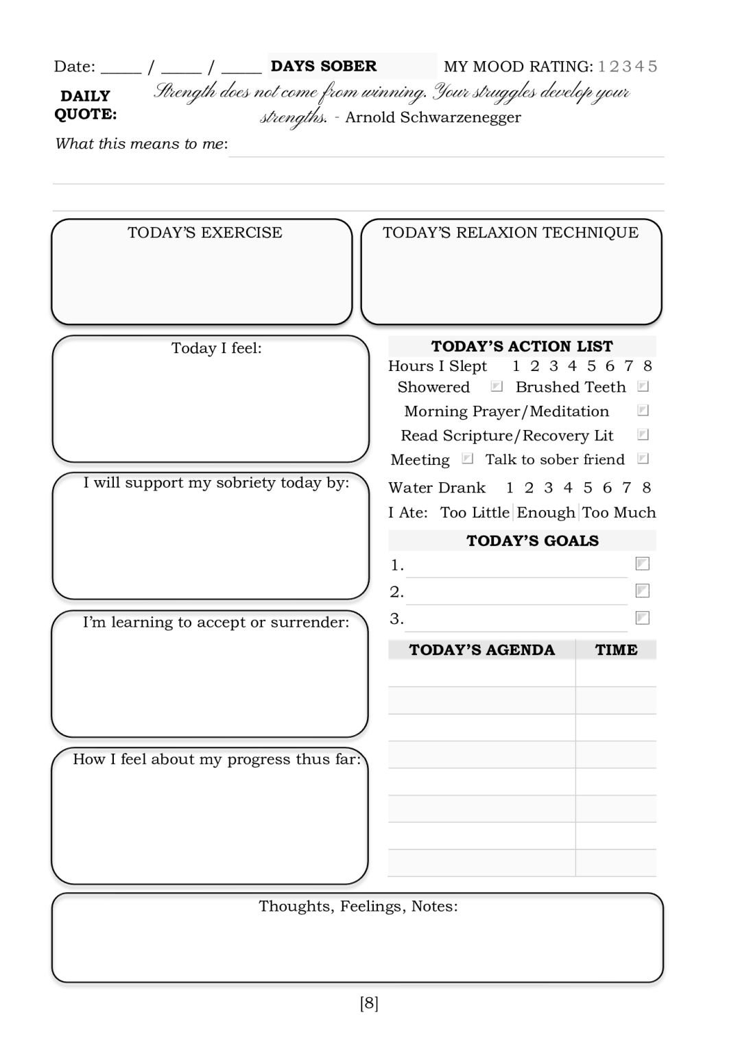 Prompted AA 12 Step Journal: A Letter To Self Approach from the Bold & Brave