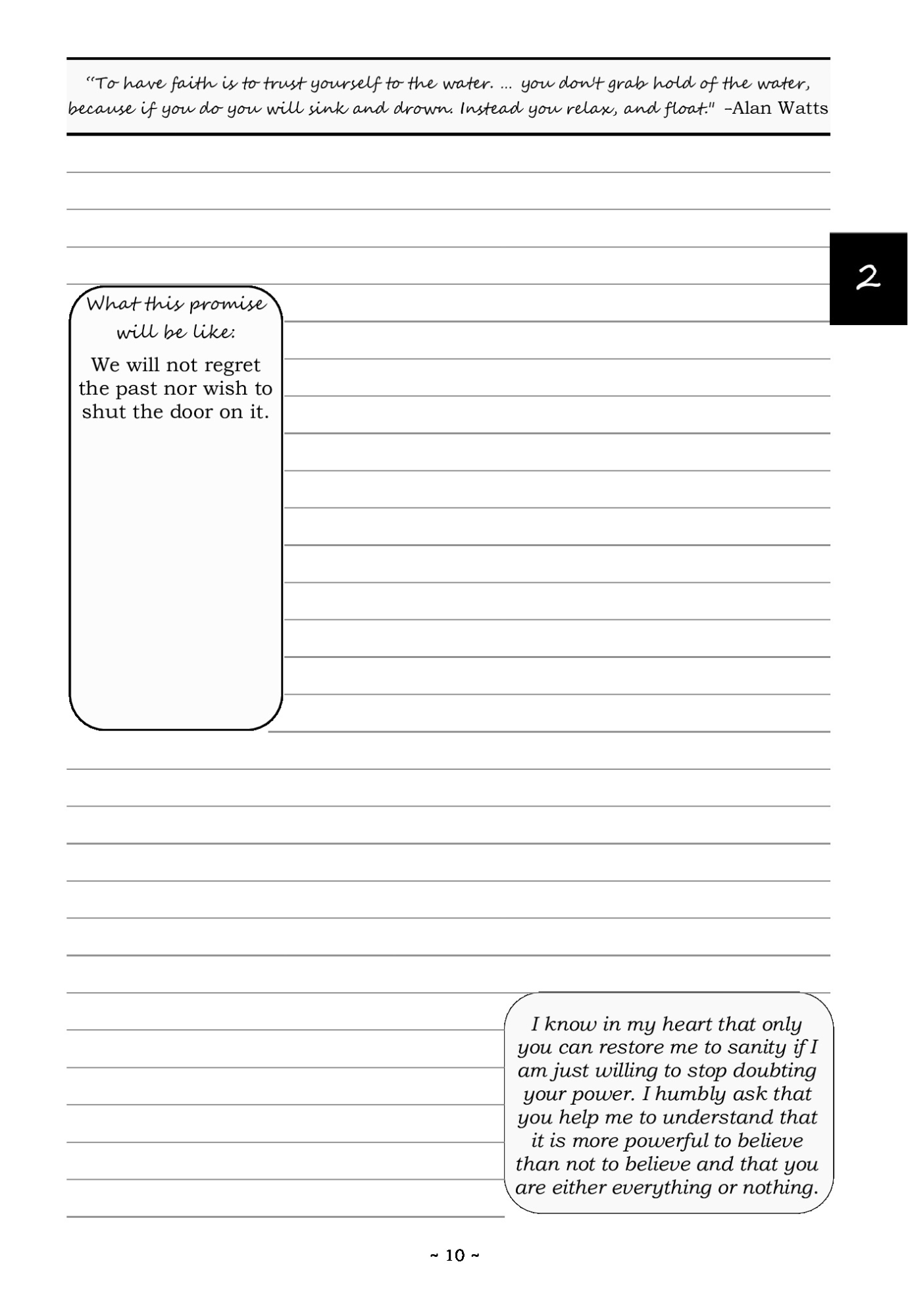 12 Step Journal & Workbook For Alcoholics Anonymous and Narcotics Anonymous