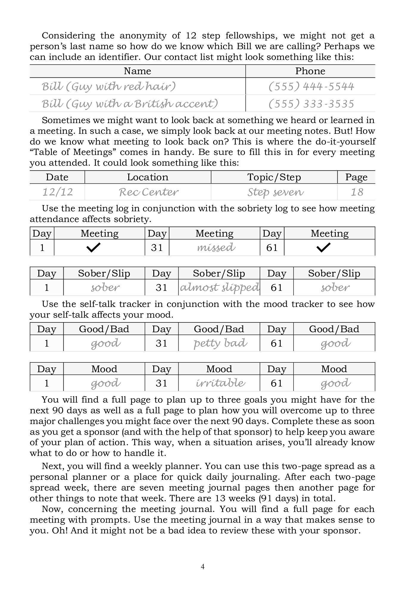 Week at-a-glance with two-page spread weekly views