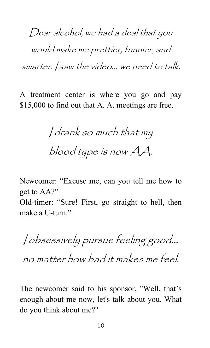 Alcoholics Anonymous Jokes - AA Jokes